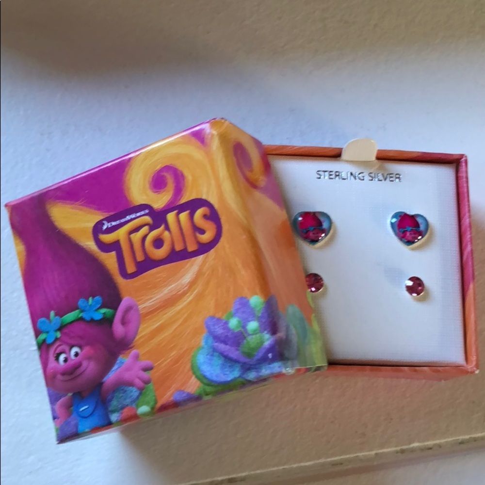 Sterling Silver Trolls Earrings